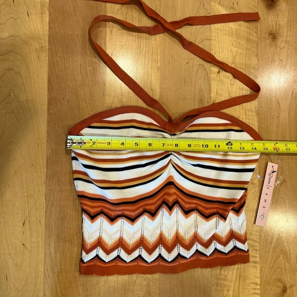 Crave Fame Juniors' Size Small Halter Tank Top Southwest Pattern NWT - Picture 3 of 5